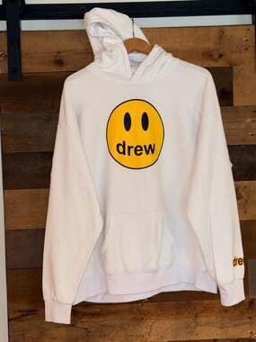 drew house mascot pullover hoodie white XL 0823